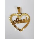 amal name gold chain
