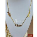 multi name gold chain