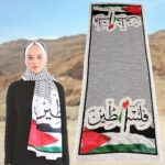 palestine flag kufiya hijab keffiyeh